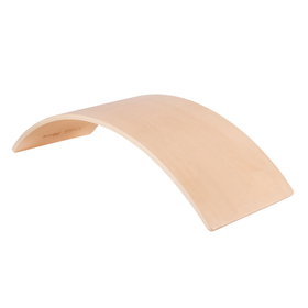 KiddyMoon Planche D'équilibre pour Enfants Planche à Balancer Montessori, Naturelle, 83x29,5x1,4 cm