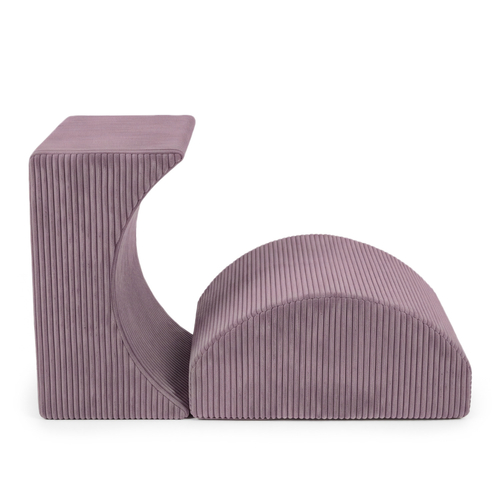 KiddyMoon parcours de motricité en mousse à 3 éléments, violet, Multi-Taille