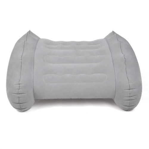 KiddyMoon Fauteuil Sensoriel Gonflable À Bascule Enfant Avec Poignées Et Pompe, gris, L