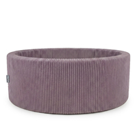 KiddyMoon Piscine Bébé 90 X 30 Cm Sans Balles, Piscine À Balles Pour Bébé Et Enfant, Piscine Enfant En Mousse Douce, Housse Côtelée Lavable, Violet: Sans balles, 90x30/SANSballes