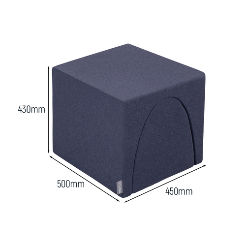 KiddyMoon Element Aire De Jeux en Mousse pour Enfants, bleu foncé, Multi-Taille