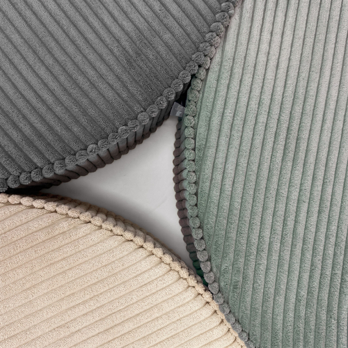 KiddyMoon Ensemble 3 Modules en Mousse pour Enfants pour Chambre D'enfant, vert-beige-gris foncé, Lx3