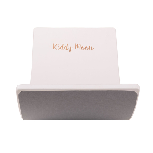 KiddyMoon Planche D'équilibre pour Enfants Planche à Balancer Montessori, Blanc, 83x29,5x1,7 cm/Felt