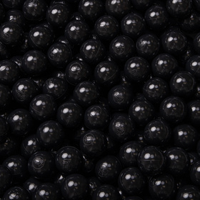 KiddyMoon Balles pour Piscine Colorées ∅6cm Plastique Enfant Bébé Fabriqué en EU, noir, 100 Balles/6cm