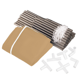 Parc Bébé avec Balles Plastiques Aire De Jeu Pliable Basket Football, beige : beige pastel/gris/blanc, 200 balles