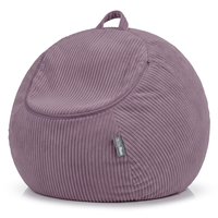 KiddyMoon Pouf pour Enfants 2-en-1 Rangement pour Jouets, 80x80x50cm, fioletowy