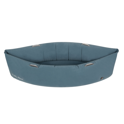 KiddyMoon Gonflable Fauteuil Sensoriel Enfant Avec Poignées Et Pompe, bleu, L