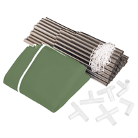 Parc Bébé avec Balles Plastiques Aire De Jeu Pliable Basket Football, vert : beige pastel/jaune pastel/blanc/menthe/rose poudré, 200 balles